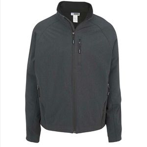 NWT Edwards Men's Carbon with Black Fleece Soft Shell Jacket | Size: Large